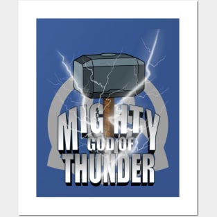 Mighty God Of Thunder Posters and Art